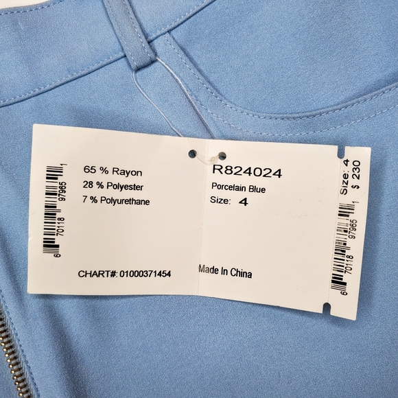 St. John Sport | NWT Porcelain Blue Trouser Pants - Picture 7 of 8